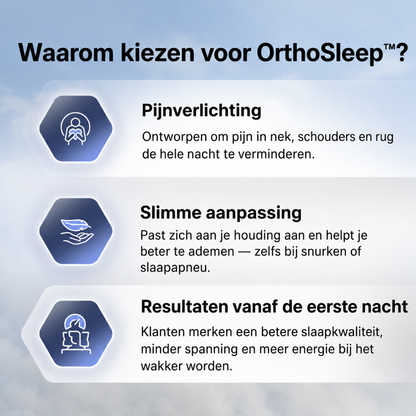 OrthoSleep™ – Cervicaal kussen